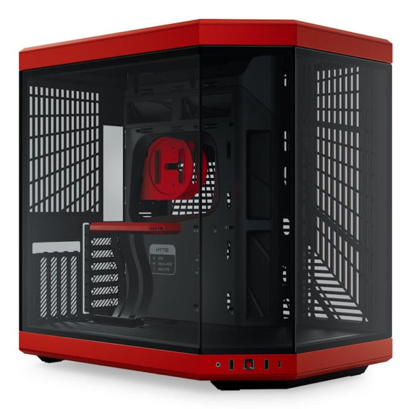 Y70 Midi Tower Negro, Rojo