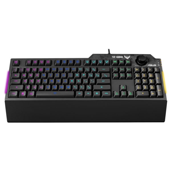 TUF Gaming K1 teclado Juego USB Inglés, Español Negro