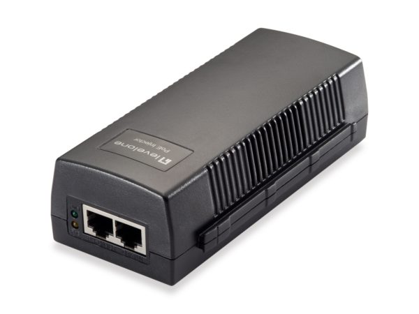 POI-3014 adaptador e inyector de PoE Ethernet rápido, Gigabit Ethernet 52 V