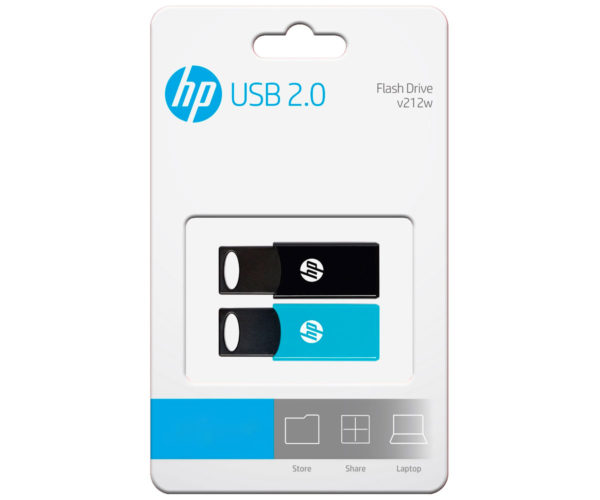 v212w unidad flash USB 64 GB USB tipo A 2.0 Negro, Azul