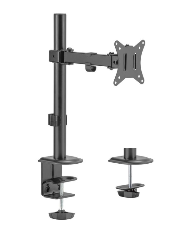 Soporte de escritorio articulado para monitor de 17«-32», negro