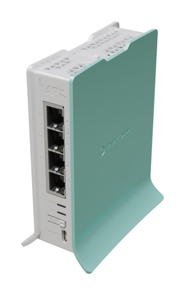 hAP router inalámbrico Gigabit Ethernet Banda única (2,4 GHz) Verde, Blanco