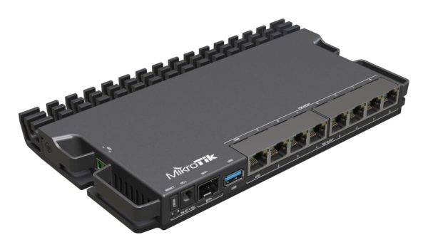 RB5009UPR+S+IN router 2.5 Gigabit Ethernet, Gigabit Ethernet Negro