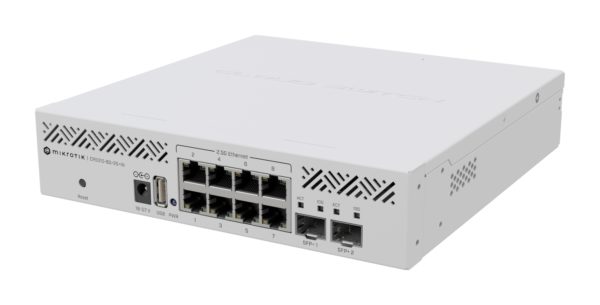 CRS310-8G+2S+IN: L3 Smart Switch Gestionado 2.5G Ethernet (100/1000/2500) Energía sobre Ethernet (PoE) 1U Blanco