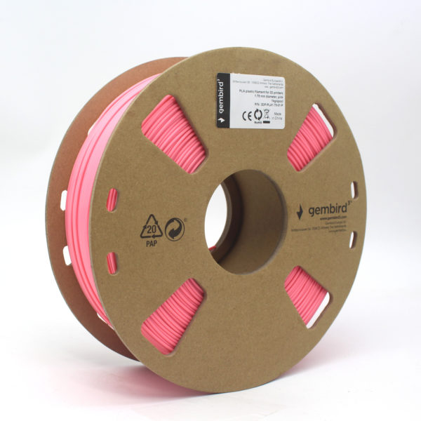 3DP-PLA1.75-01-P material de impresión 3d Ácido poliláctico (PLA) Rosa 1 kg