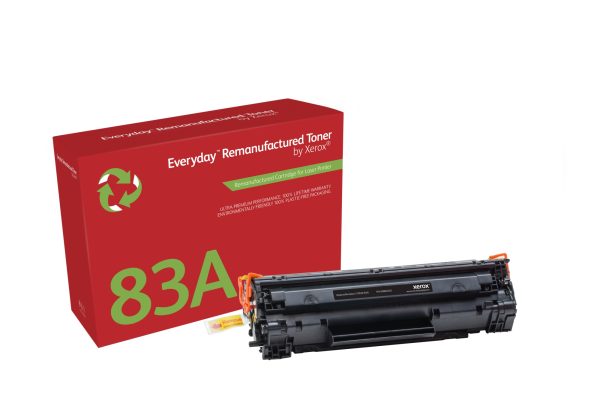 Everyday Tóner Everyday™ Mono remanufacturado de Xerox es compatible con HP 83A (CF283A), Capacidad estándar