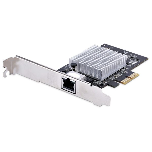 Tarjeta PCIe Adaptadora de Red de 1 Puerto RJ45 10Gb para PC o Servidor, Tarjeta PCI Express Ethernet de 6 Velocidades Compatible con Tramas Jumbo, 10GBASE-T/NBASE-T