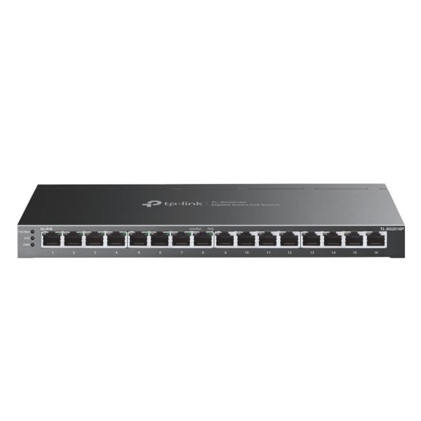 JetStream TL-SG2016P switch L2/L3/L4 Gigabit Ethernet (10/100/1000) Energía sobre Ethernet (PoE) Negro