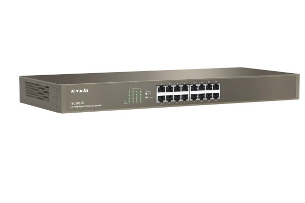 TEG1016G switch No administrado Gigabit Ethernet (10/100/1000) 1U Azul