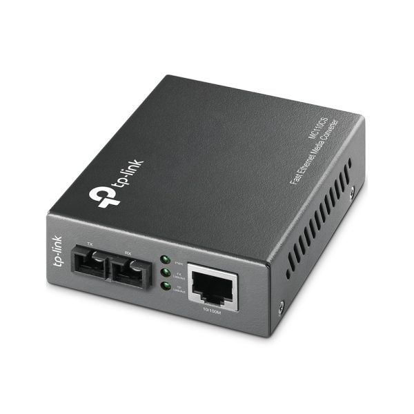 MC110CS convertidor de medio 1000 Mbit/s 1310 nm Negro