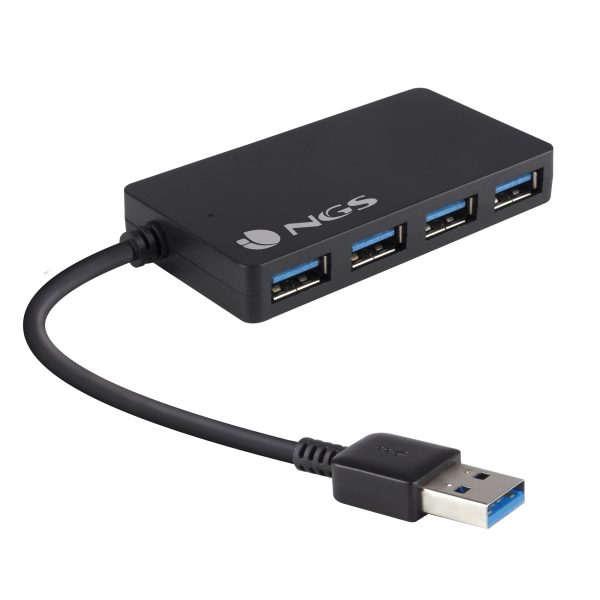 iHub 3.0 USB 3.2 Gen 1 (3.1 Gen 1) Type-A 5000 Mbit/s Negro