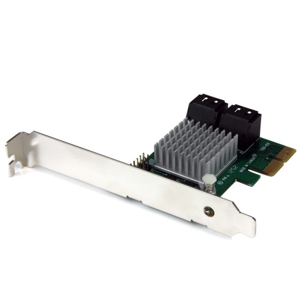 Tarjeta Controladora PCI Express 2.0 de 4 Puertos SATA III de 6Gbps RAID con Enlace HyperDuo para SSD - Adaptador PCIe a SATA3