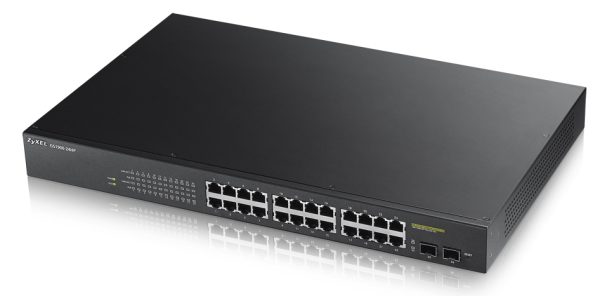 GS1900-24HP Gestionado L2 Gigabit Ethernet (10/100/1000) Energía sobre Ethernet (PoE) Negro