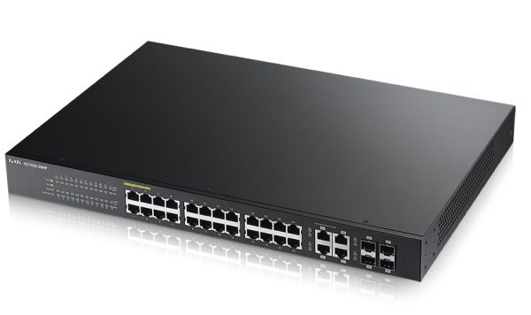 GS1920-24HP Gestionado L2 Gigabit Ethernet (10/100/1000) Energía sobre Ethernet (PoE) Negro