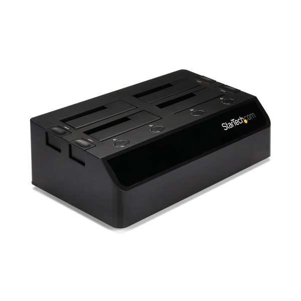 Base de Acoplamiento USB 3.0 de 4 Bahías SATA - Docking Station USB de Discos Duros o SSD SATA III de 2,5/3,5