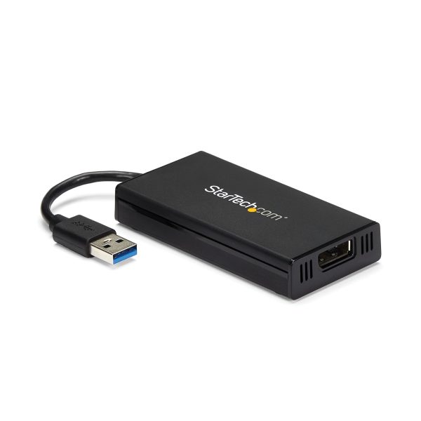 Adaptador USB 3.0 a DisplayPort 4K Ultra HD - Certificado por DisplayLink - Convertidor de Vídeo con Tarjeta Gráfica Externa - Mac y Windows