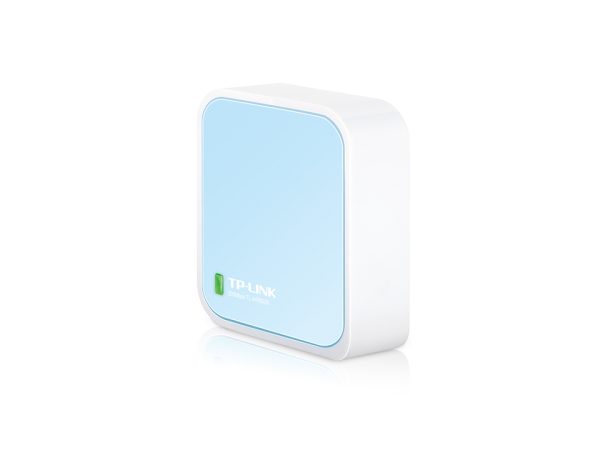 TL-WR802N router inalámbrico Ethernet rápido Banda única (2,4 GHz) Azul, Blanco