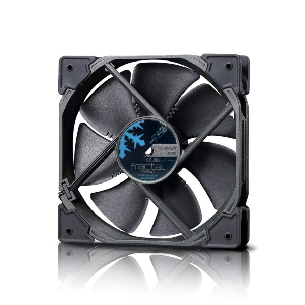 Venturi HP-12 PWM Carcasa del ordenador Ventilador 12 cm Negro, Gris