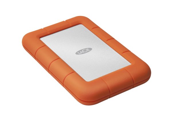 Rugged Mini disco duro externo 1 TB Naranja, Plata