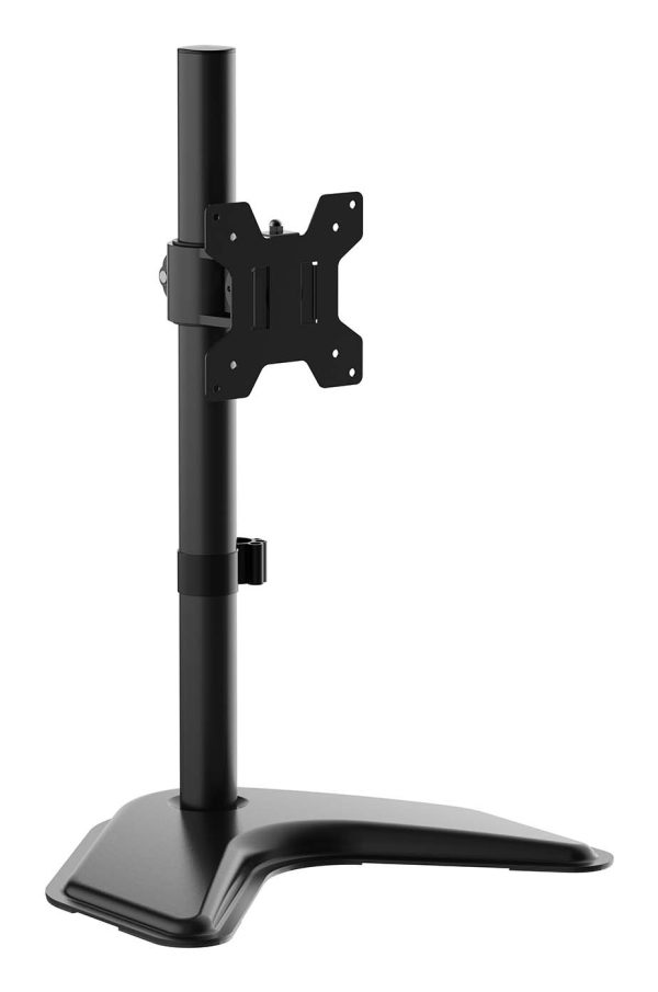 Soporte de mesa con peana eco giratorio e inclinable para monitor/TV 10kg de 17-32, Negro