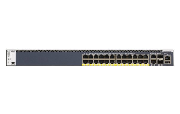 M4300-28G-PoE+ Gestionado L2/L3/L4 10G Ethernet (100/1000/10000) Energía sobre Ethernet (PoE) 1U Negro