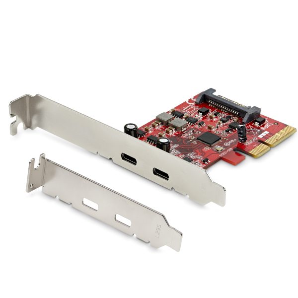 Tarjeta Adaptadora PCI Express de 2 Puertos USB-C 3.2 Gen 2 10Gbps