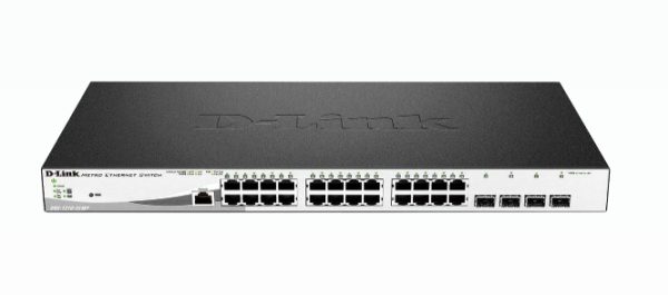 DGS-1210-28MP switch Gestionado L2 Gigabit Ethernet (10/100/1000) Energía sobre Ethernet (PoE) 1U Negro, Gris