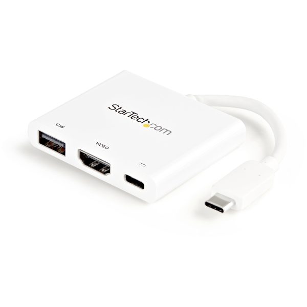 Adaptador Multipuertos USB-C con HDMI - Puerto USB 3.0 - PD de 60W - Blanco