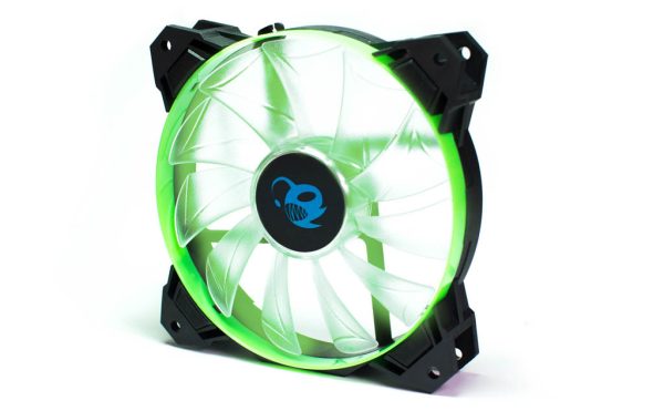 Deep Wind 120mm Carcasa del ordenador Ventilador 12 cm Negro, Verde