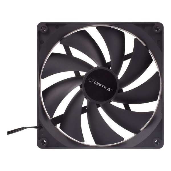 140 mm Carcasa del ordenador Ventilador 14 cm Negro