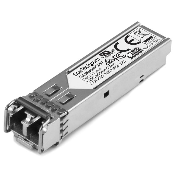 Módulo Transceptor SFP Compatible con Cisco GLC-SX-MM-RGD - 1000BASE-SX - Multimodo 1GbE - SFP Ethernet Gigabit 1Gb - LC - 550m - 850nm - Cisco ASR920, IE2000, IE4000 DDM