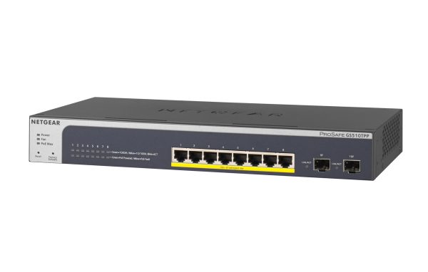 GS510TPP Gestionado L2/L3/L4 Gigabit Ethernet (10/100/1000) Energía sobre Ethernet (PoE) Negro