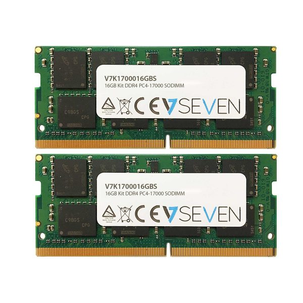 16GB DDR4 PC4-17000 - 2133MHz SO-DIMM módulo de memoria - V7K1700016GBS