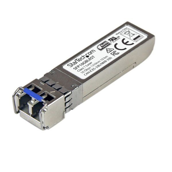 Módulo Transceptor SFP+ Compatible con MSA sin Codificar - 10GBASE-LR - Transceptor Óptico de Fibra Monomodo (SMF) de 10GbE - SFP+ Ethernet Gigabit de 10Gb - LC - 10km - 1310nm - DDM