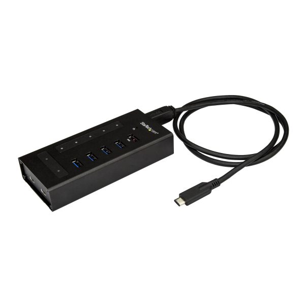 Hub Concentrador USB 3.0 (5Gbps) USB A a 5x USB-A y 2x USB Tipo C de 7 Puertos - Ladrón USB a USBC Industrial