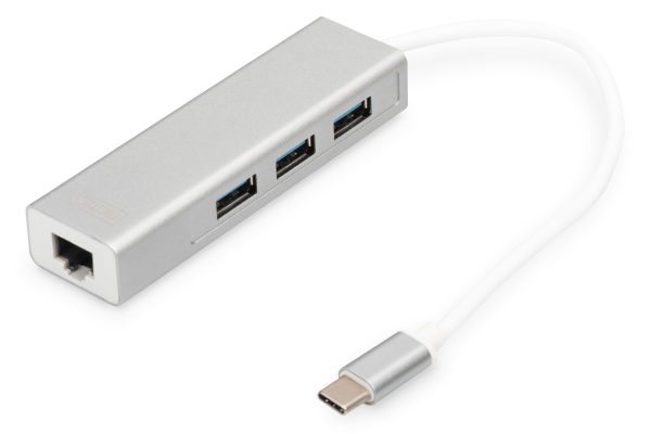 Hub de USB 3.0 Type-C™ con Gigabit Ethernet