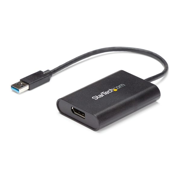 Adaptador USB 3.0 a DisplayPort - 4K 30Hz - Adaptador de Vídeo Externo USB a DisplayPort para Un Monitor - Adaptador Gráfico Externo DisplayPort - USB a DP 4K 30Hz - Solo para Windows