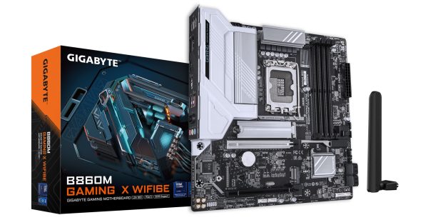 B860M GAMING X WIFI6E Placa base - CPUs Intel Core Ultra, VRM de 8+1+2+2 fases, hasta 9200MHz DDR5, 1xPCIe 5.0 + 1xPCIe 4.0 M.2, LAN 2,5 GbE, WIFI 6E, USB 4