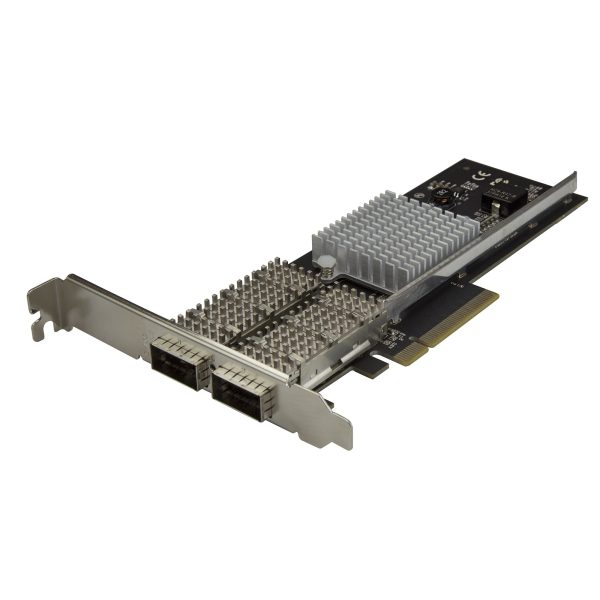 Tarjeta de Red QSFP+ 40G 2 Puertos - Adaptador Convergente QSFP+ Abierto Intel XL710 - NIC PCIe 40 Gigabit Ethernet - Tarjeta LAN Fibra Óptica - Dell PowerEdge HPE ProLiant