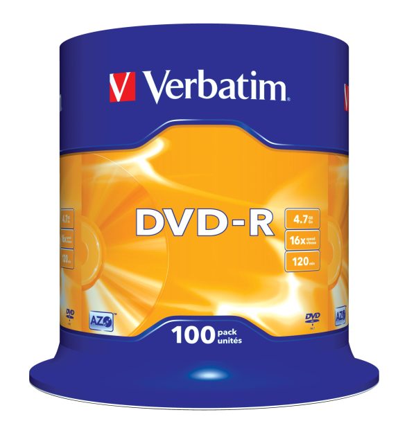 DVD-R Matt Silver 4,7 GB 100 pieza(s)