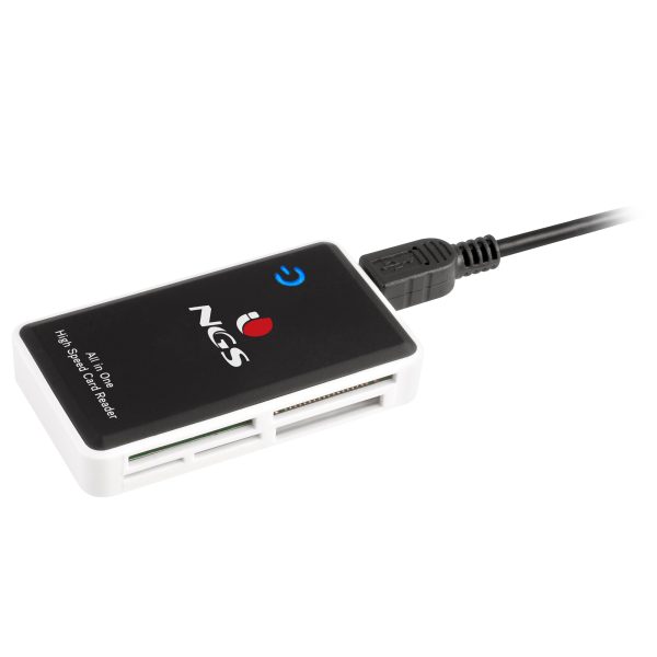 Multireader Pro lector de tarjeta Negro, Blanco USB 2.0