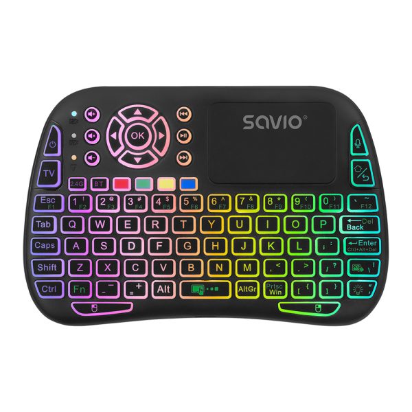 SAVMKW-04 teclado para móvil QWERTY Inglés de EE. UU. USB Tipo C Negro