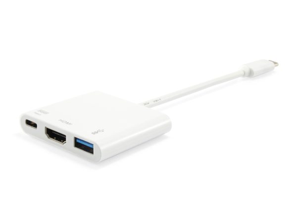 133461 base para portátil y replicador de puertos USB 3.2 Gen 1 (3.1 Gen 1) Type-C Blanco