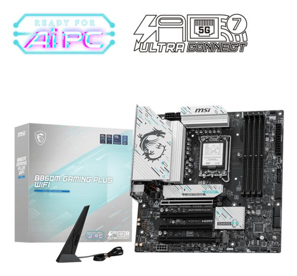 B860M GAMING PLUS WIFI placa base Intel B860 LGA 1851 (Socket V1) micro ATX