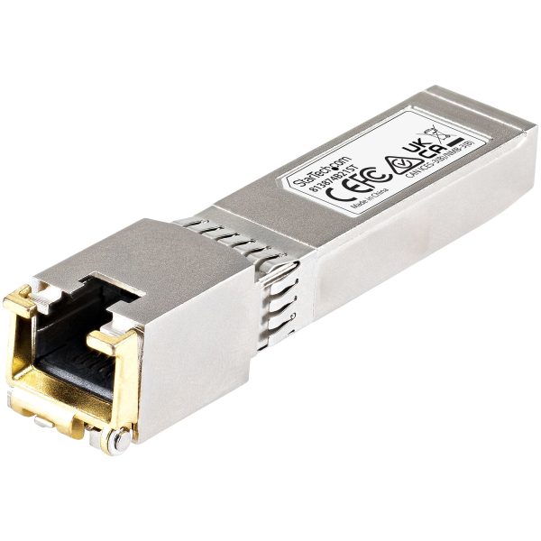 Módulo Transceptor SFP+ Compatible con HPE 813874-B21 - 10GBASE-T - SFP a RJ45 Cat6 / Cat5e - SFP+ Ethernet Gigabit de 10Gb - RJ45 - 30m - HPE BladeSystem, c-Class