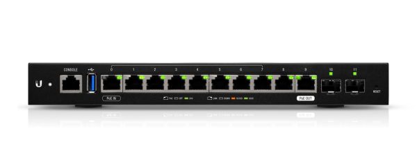 EdgeRouter ER-12 router Gigabit Ethernet Negro