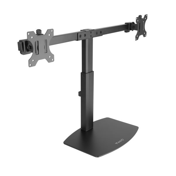 Soporte de mesa para 2 pantallas (monitor / plasma / LCD / LED) 17