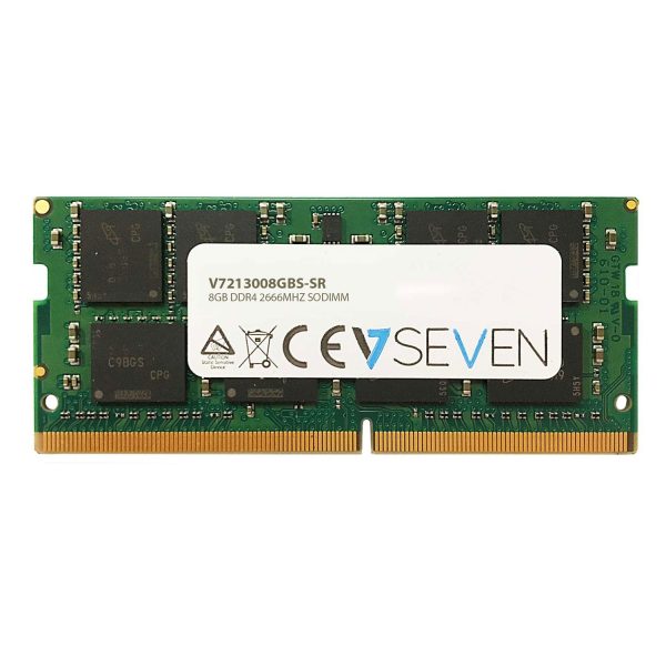 8GB DDR4 PC4-21300 - 2666MHZ 1.2V SO DIMM Módulo de Memoria Portátil - V7213008GBS-SR