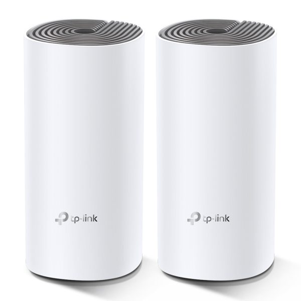 Deco E4 (2-pack) Doble banda (2,4 GHz / 5 GHz) Wi-Fi 5 (802.11ac) Blanco, Gris Interno