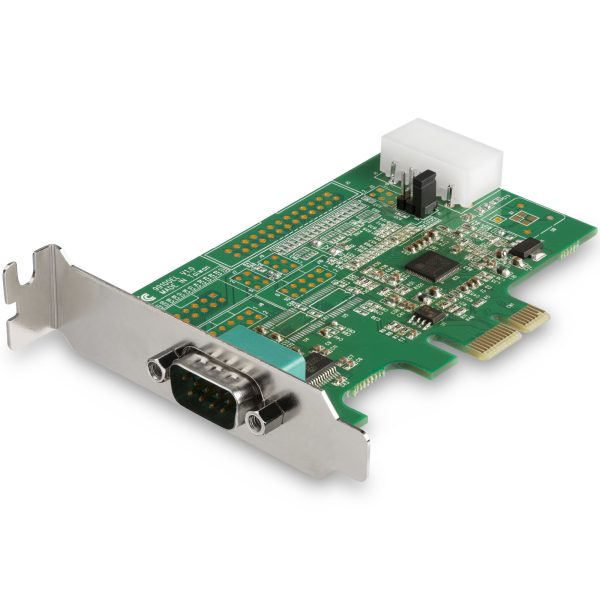 Tarjeta PCI Express Adaptadora de 1 Puerto Serie RS232 - Tarjeta Controladora Serial PCIe RS232 - PCIe a DB9 UART16950 - Tarjeta de Expansión de Perfil Bajo - Windows y Linux